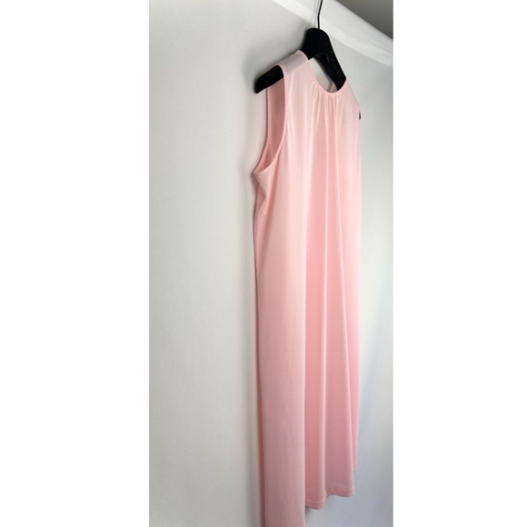 Vintage 1960’s ‘Sears’ Nylon Lingerie Sleep Dress in Pink with Flowers - S/M - Picture 9 of 10